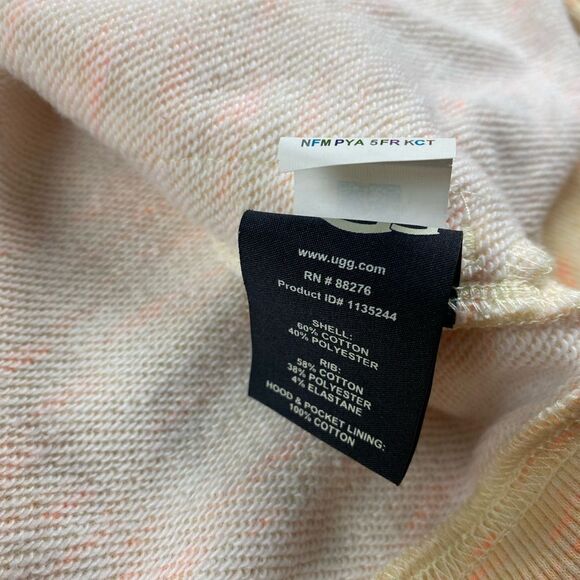 🪦 UGG RTW Womens Orange Full Zip Sweater Size M - Picture 7 of 10